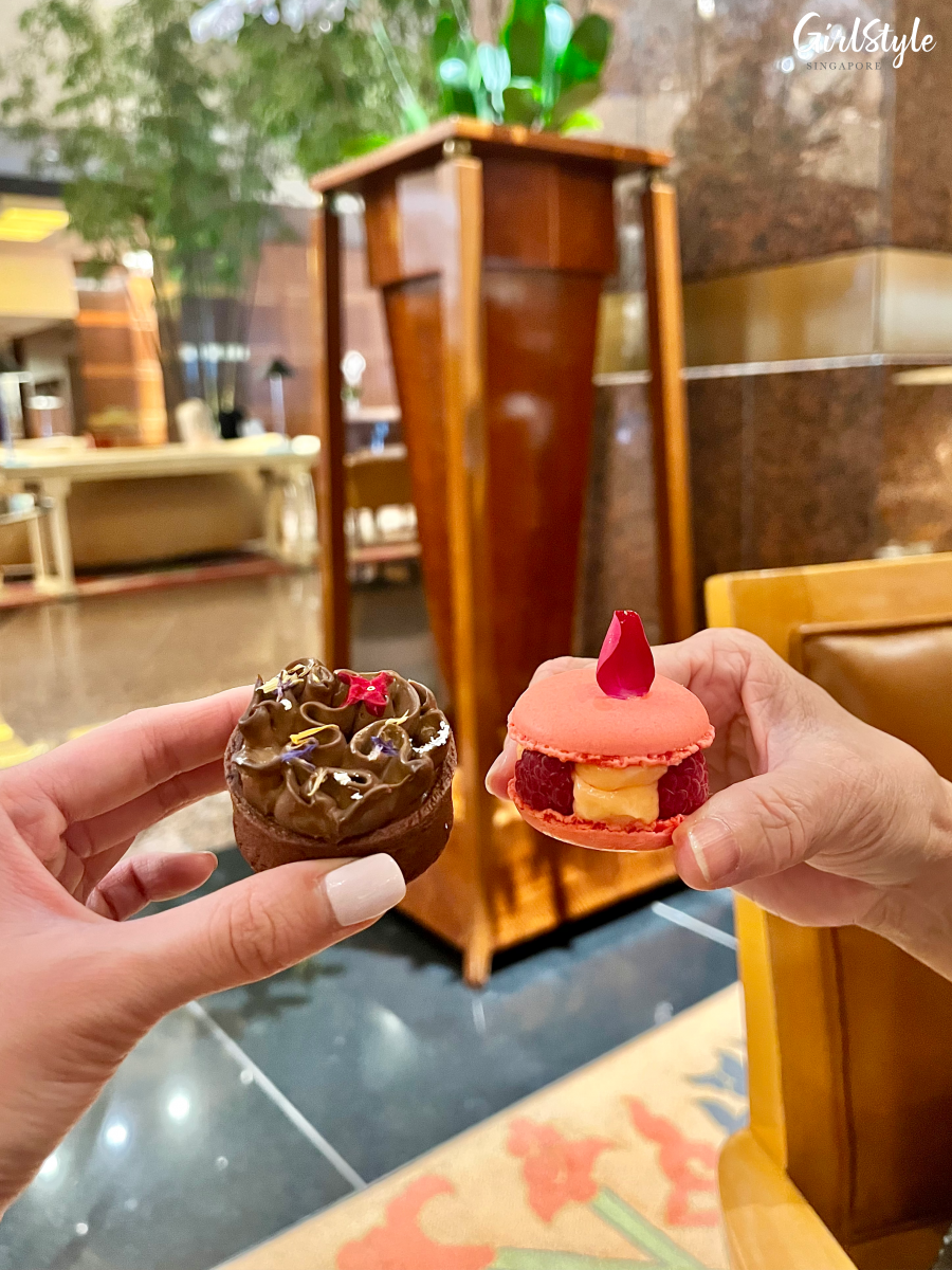 Tarte au Chocolat and Ispahan