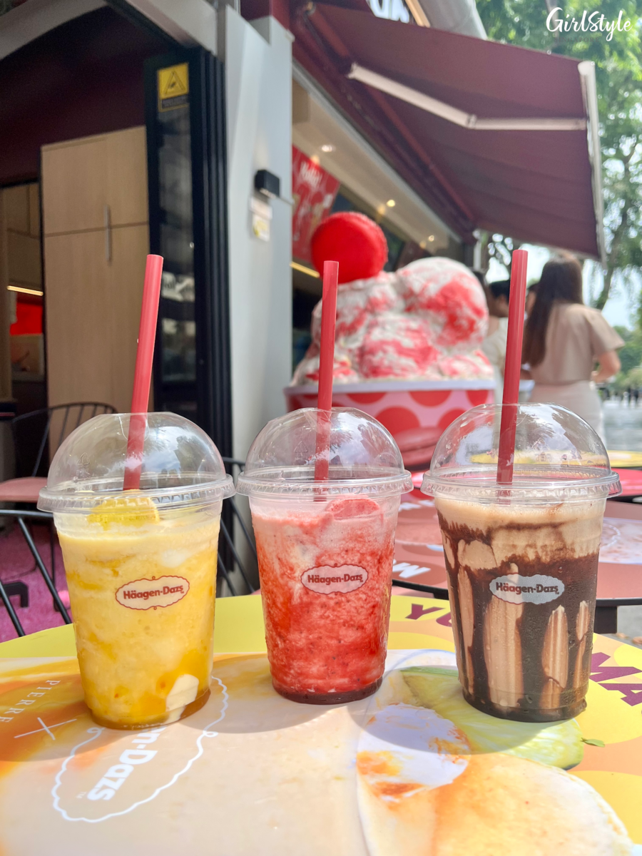 Häagen-Dazs x Pierre Hermé Macaron drinks