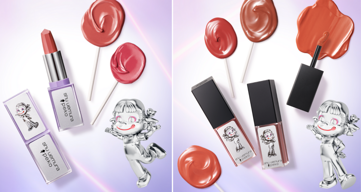 rouge unlimited kinu satin (left) and kinu cream (right).