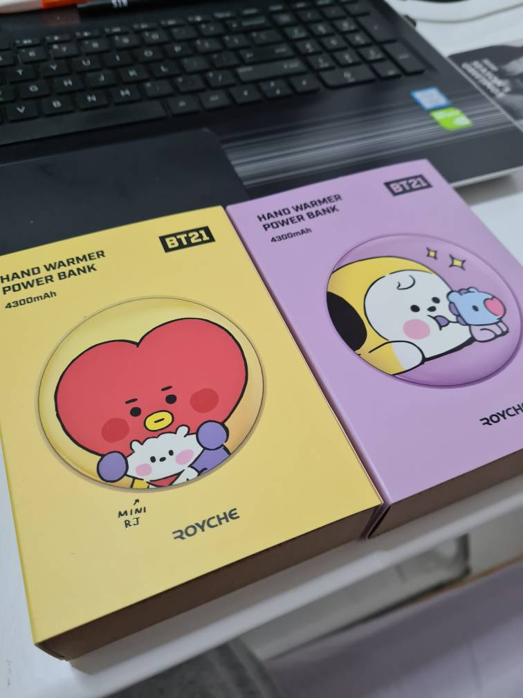 Royche BT21 hand warmer portable charger Singapore