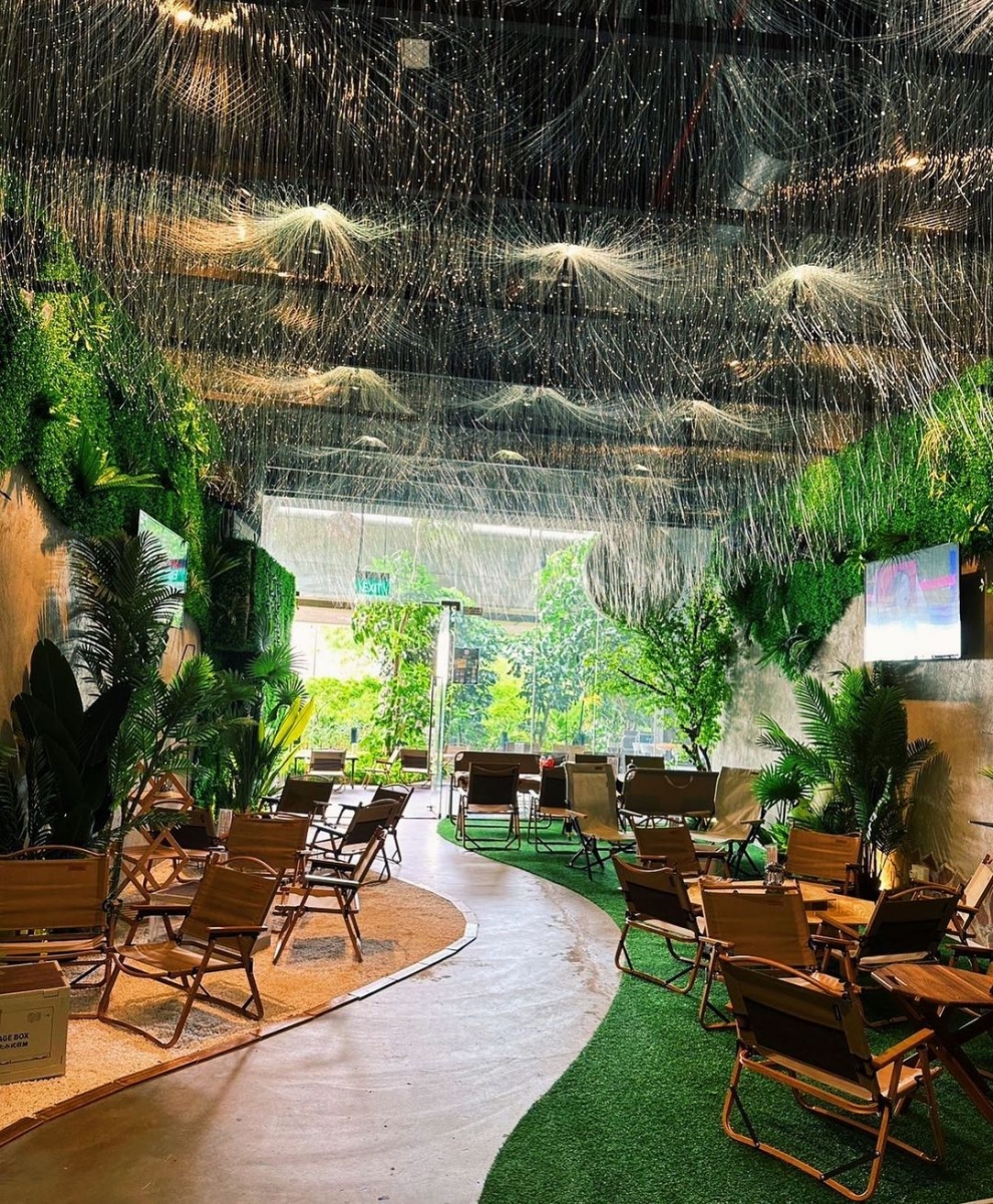 ESCAPE - Camping-Themed Restaurant interior