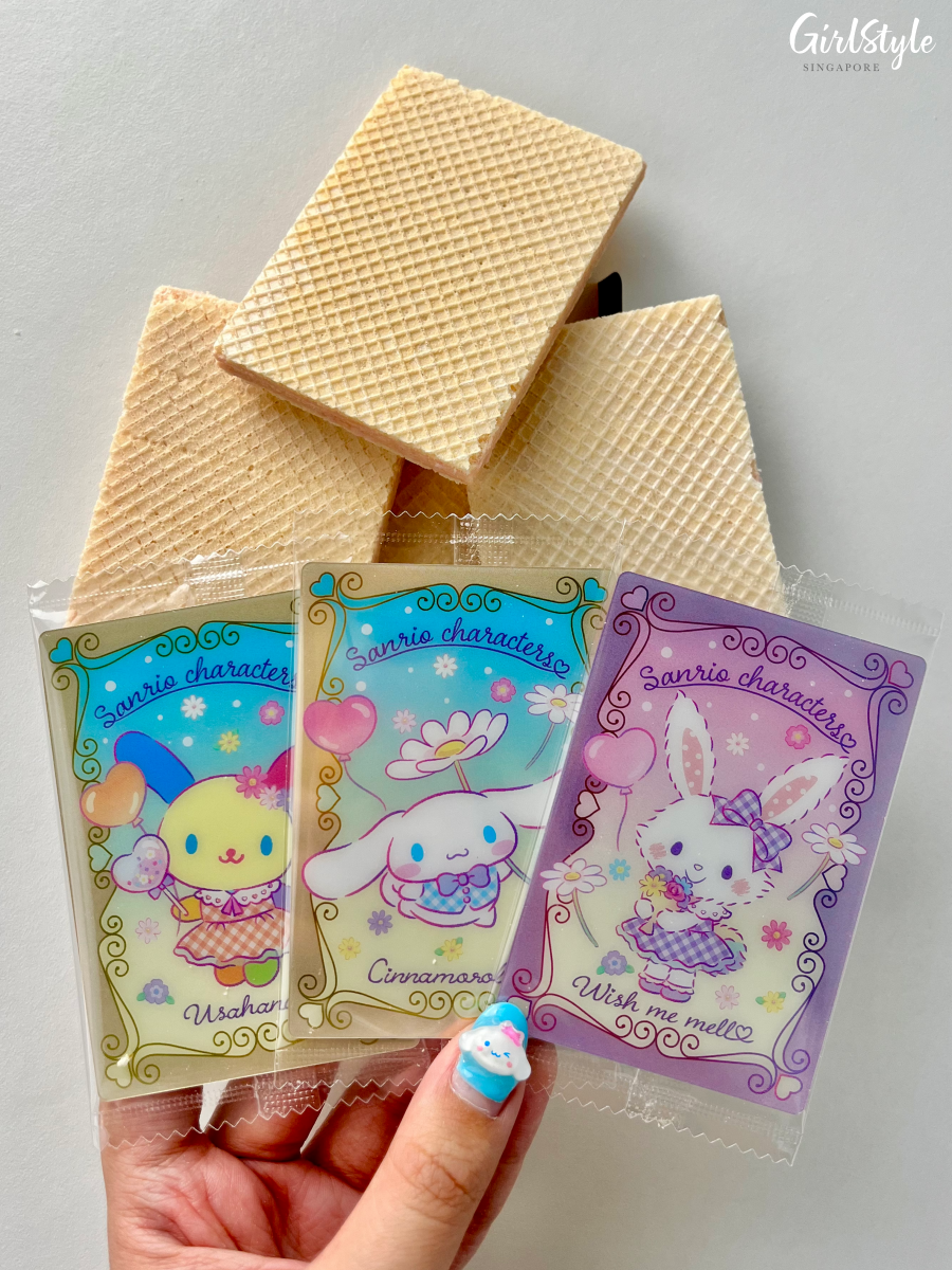 Sanrio Characters Wafers with cards