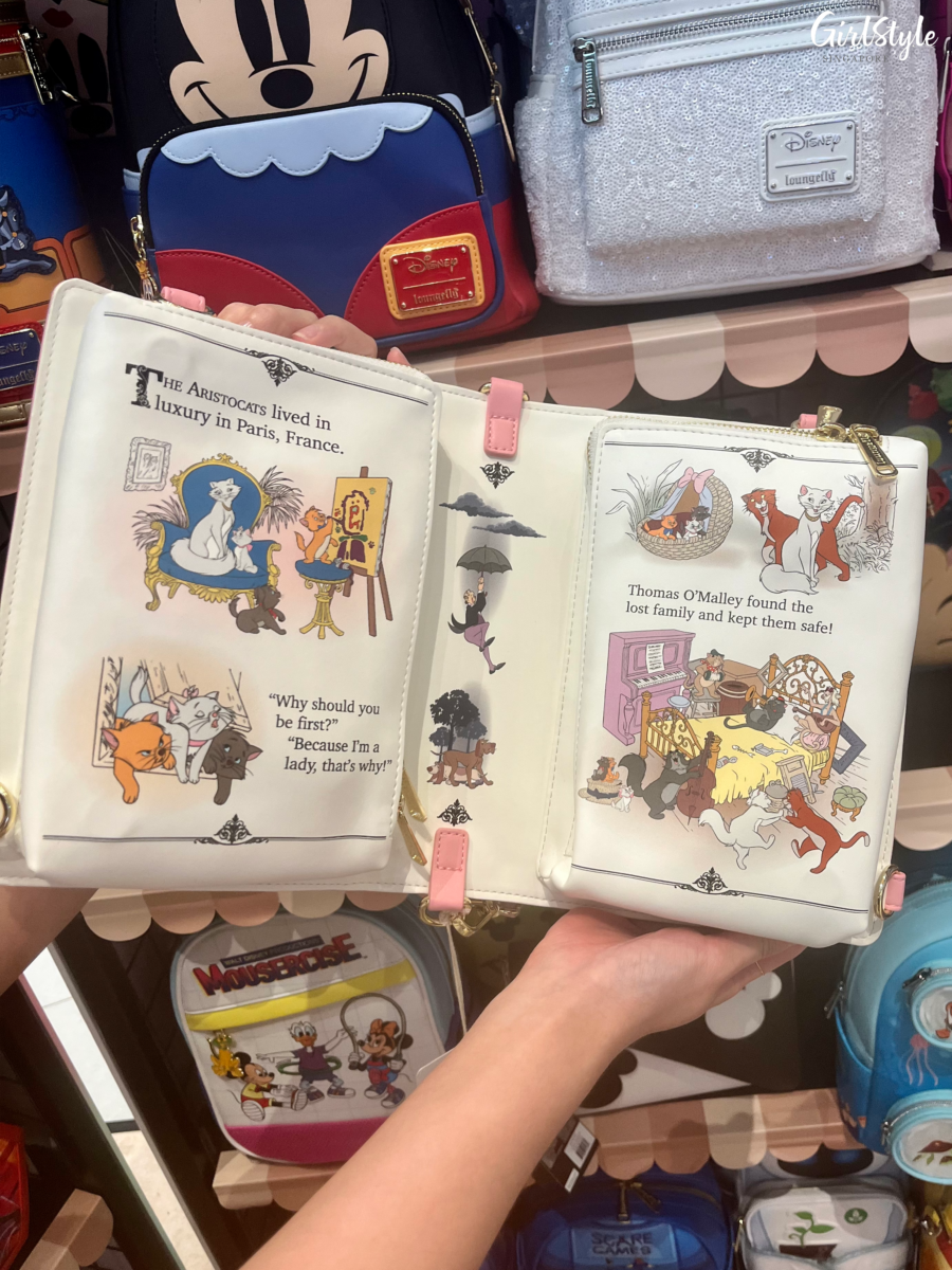 Loungefly Disney-themed book bag