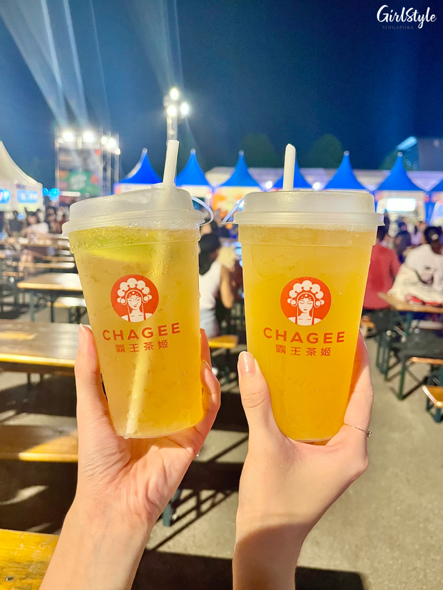 Chagee Fruit Glutinous Green Tea