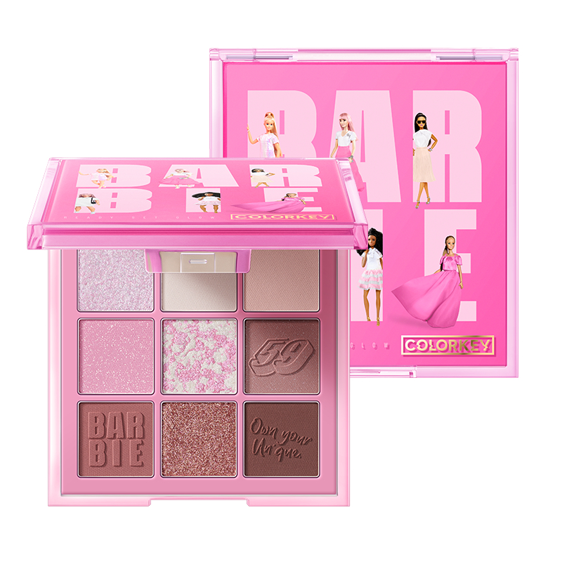 Colorkey X Barbie Eyeshadow Palette - Sweet Barbie