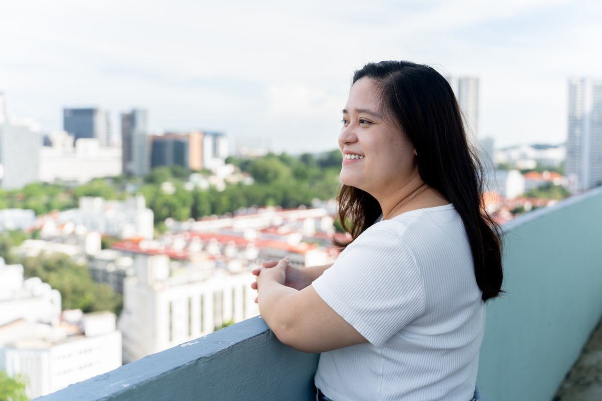 Besides managing her stress, Heather also turned to Curél to reset and repair her skin.