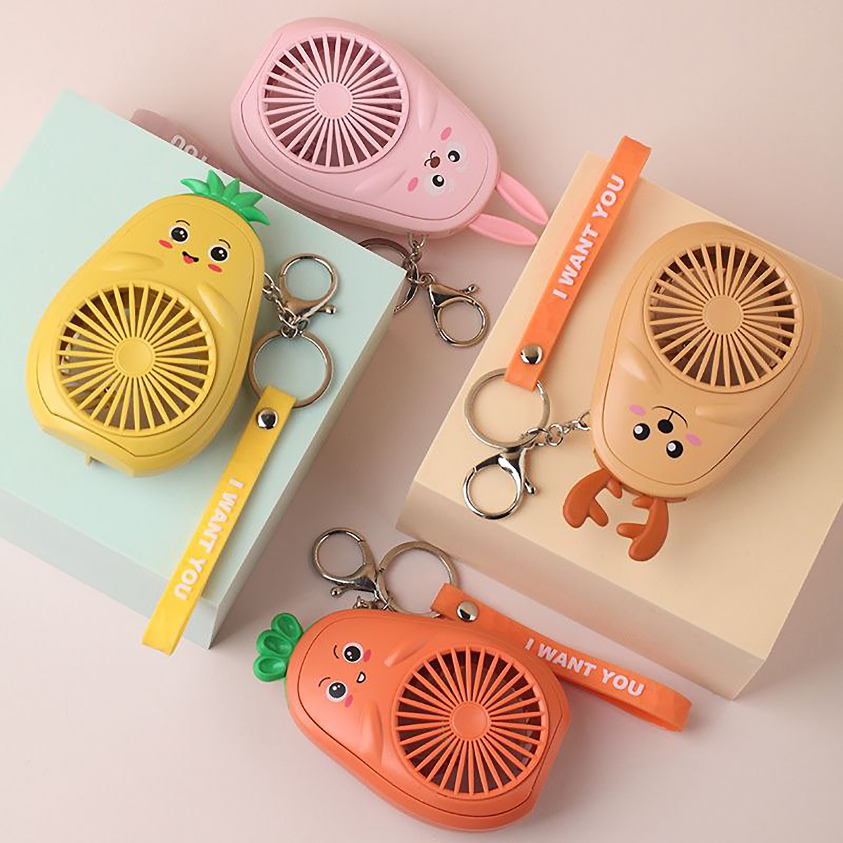Keychain Mini Fan