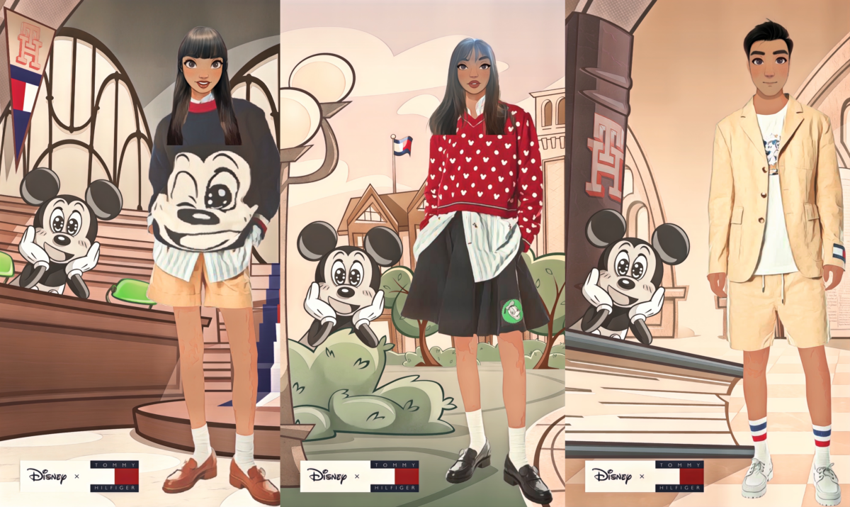 Tommy Hilfiger x Disney AI-generated manga avatars