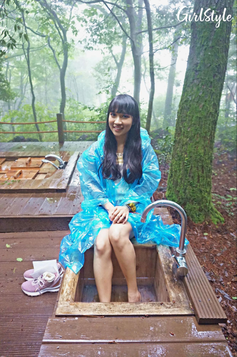 Seogwipo Healing Forest foot bath Jeju Korea