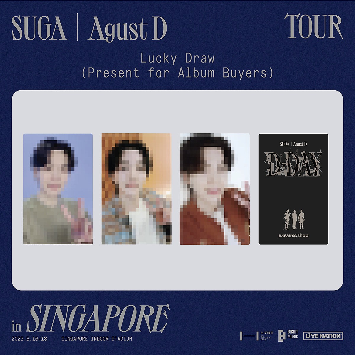 AGUST D | BTS Suga D-Day Tour Merch Singapore
