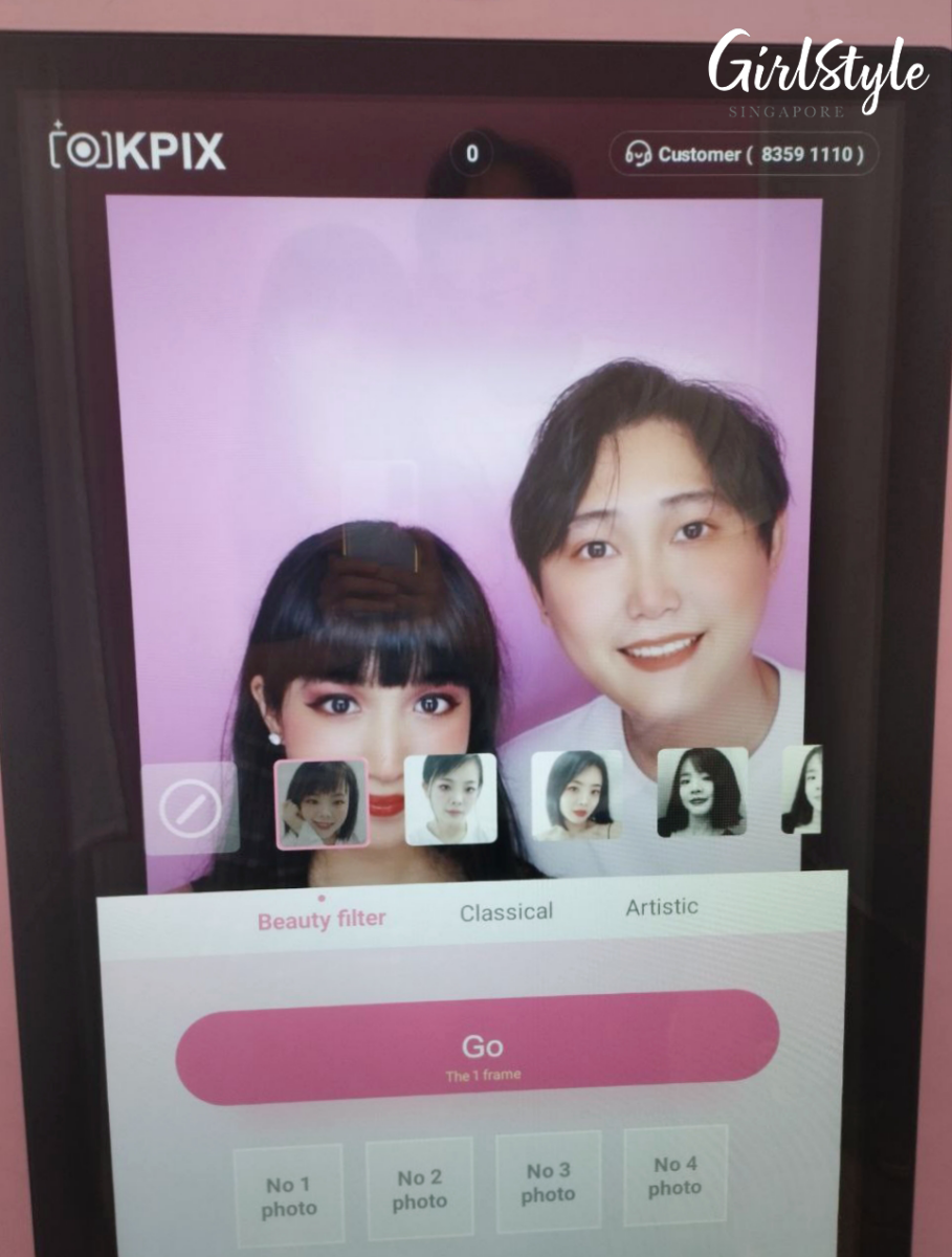 KPIX Korean-style Selfie Photo Booth Singapore