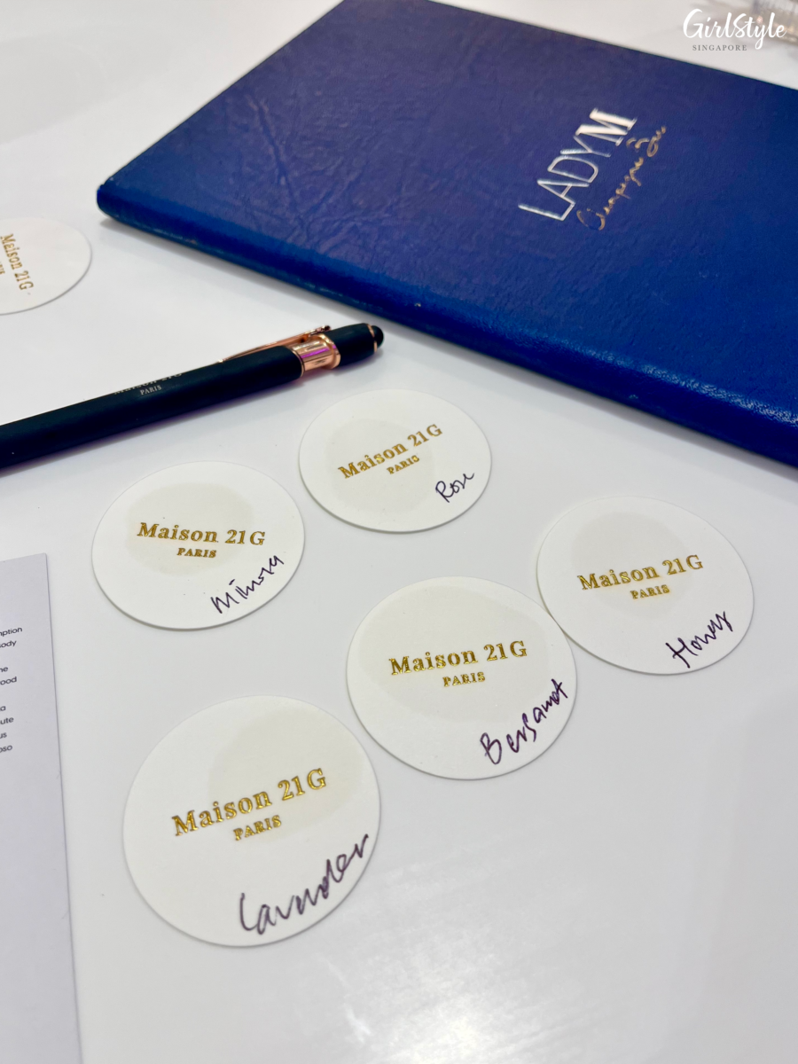 Lady M x Maison 21G Perfume Workshop