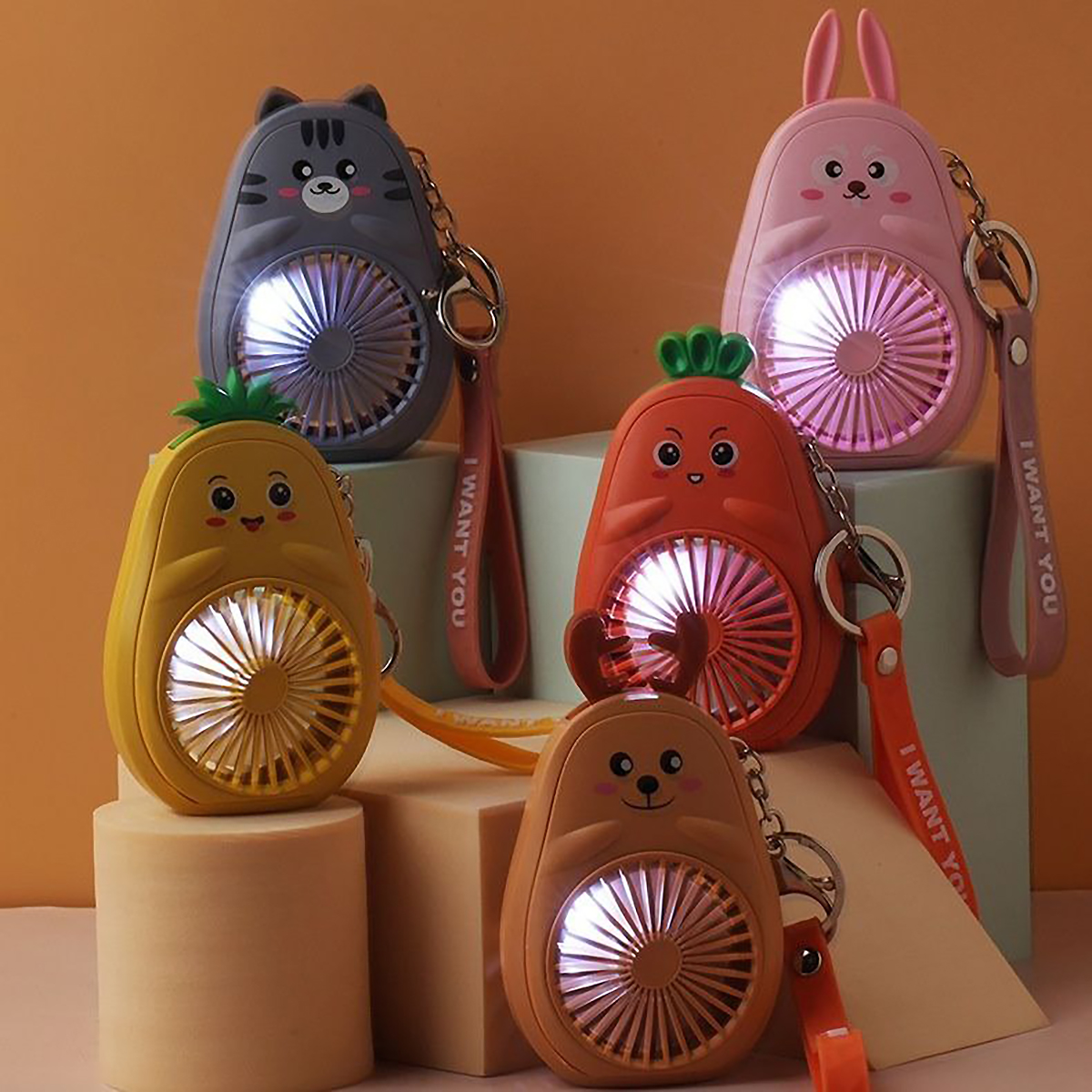 Keychain Mini Fan