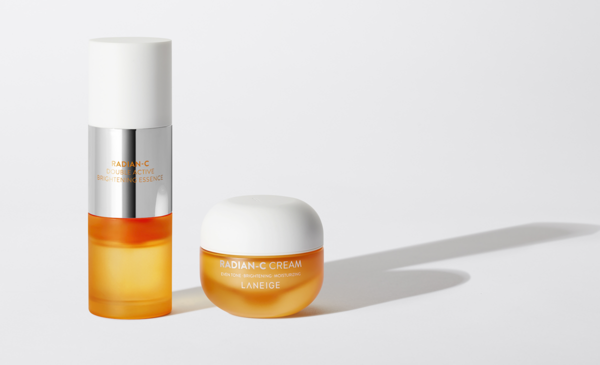 LANEIGE Radian-C Double Active Brightening Essence and Radian-C Cream.