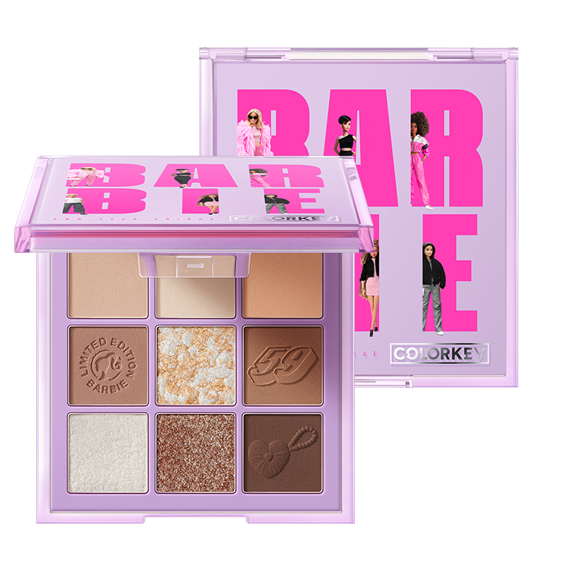Colorkey X Barbie Eyeshadow Palette - Barbie Palm