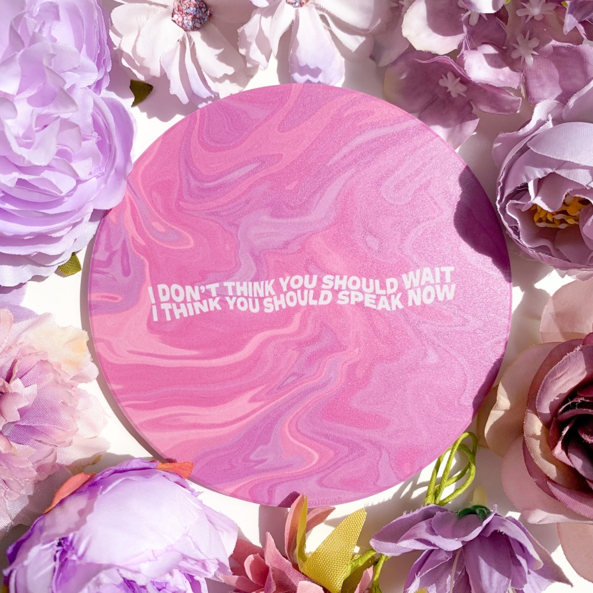 Speak Now Ceramic Coaster