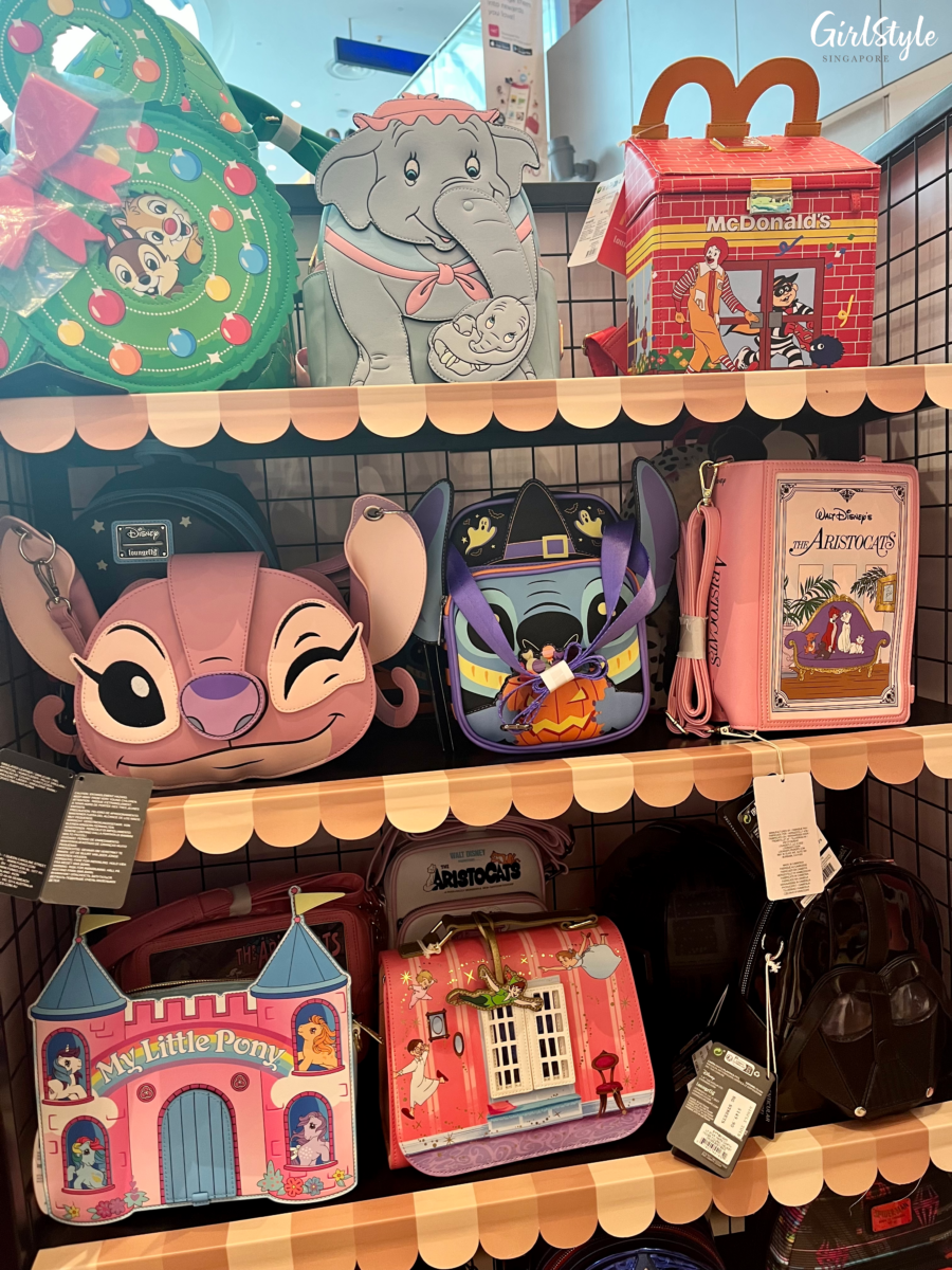 Loungefly Disney-themed backpacks
