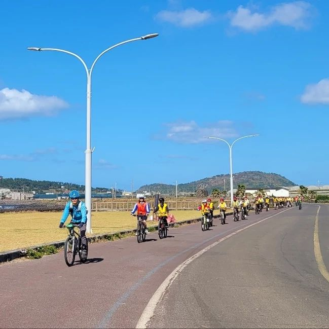 BY100 cycling at Jeju Korea