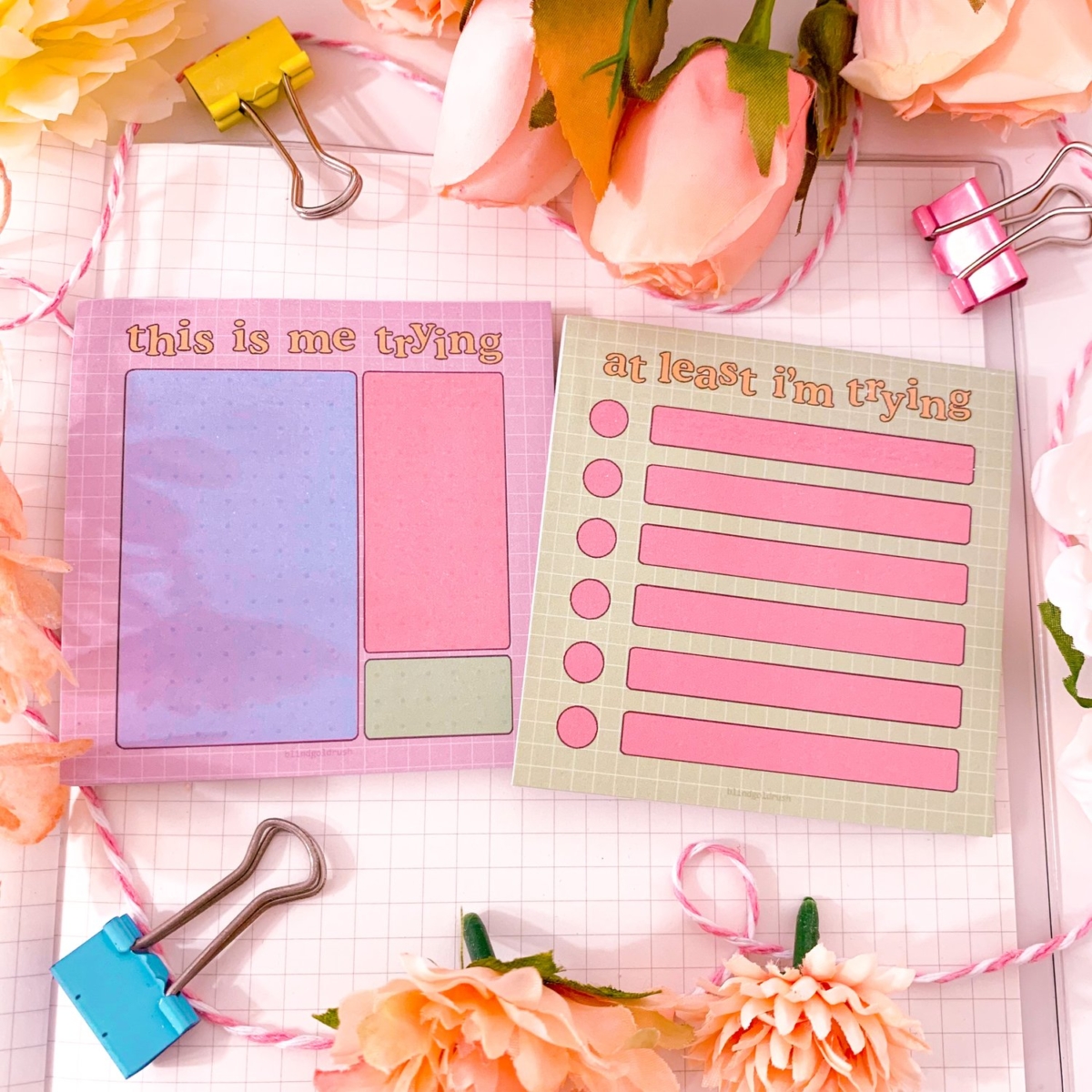 This Is Me Trying Sticky Notes