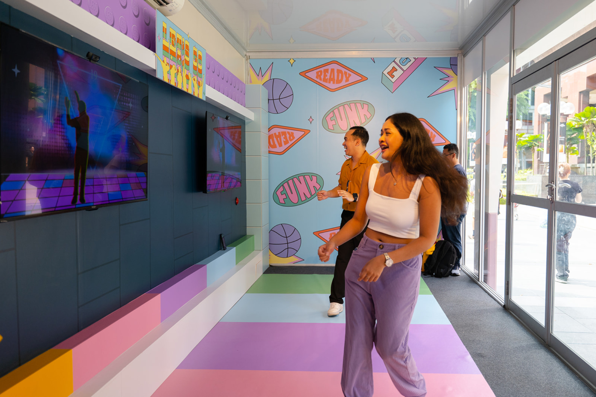 Dance Off at the Record Discovery Zone