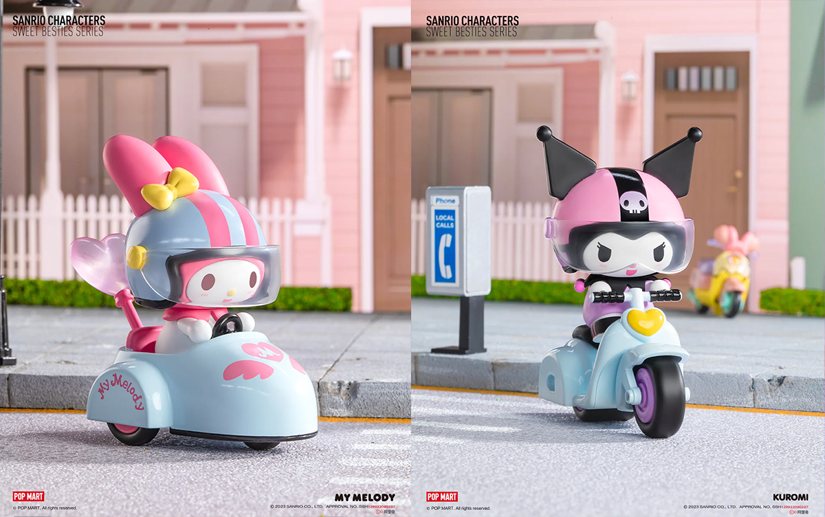 POP MART Has My Melody & Kuromi Sweet Besties Figurines So