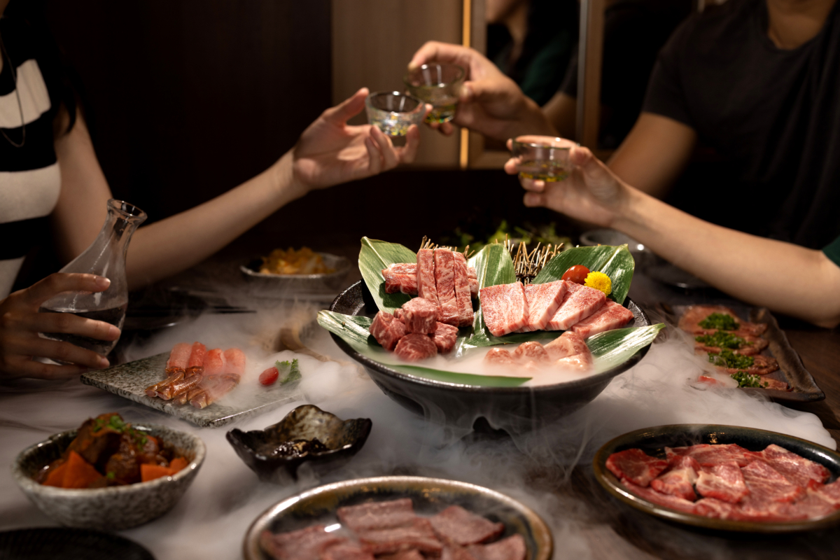 Japanese A5 Wagyu Umami Platter: Japanese A5 Wagyu Filet Mignon, Ribeye Cap, Striploin & Ribeye Roll