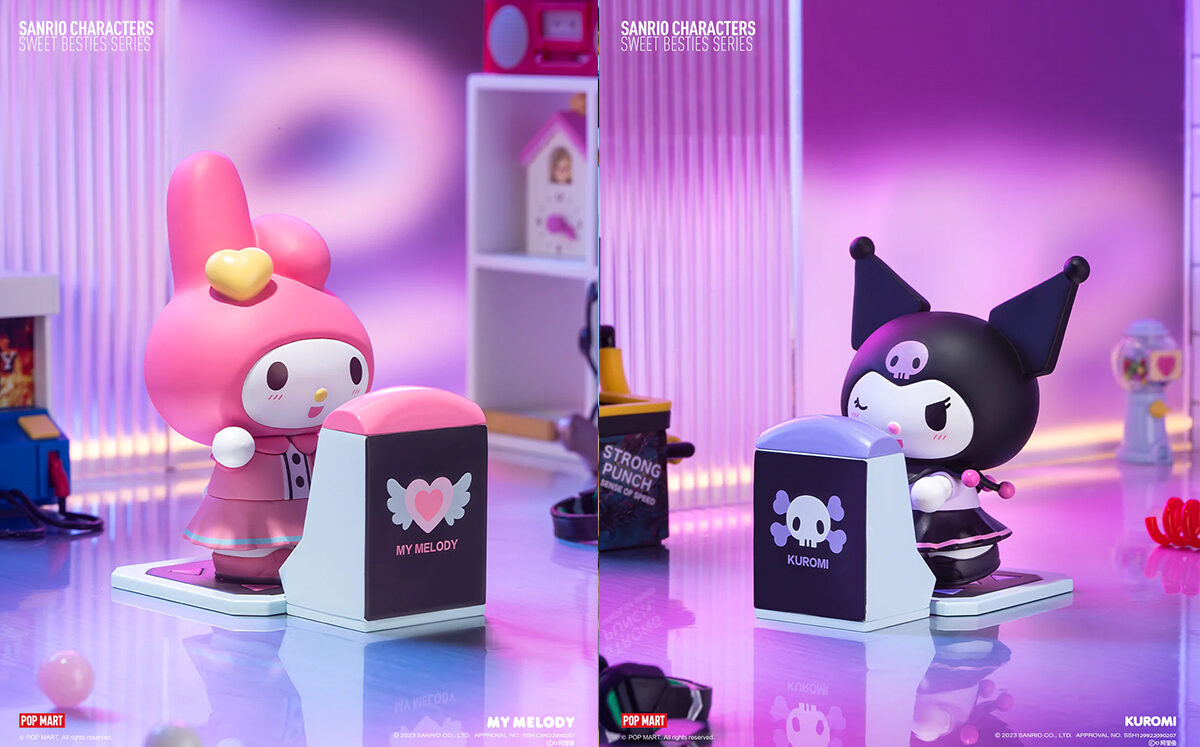 POP MART Has My Melody & Kuromi Sweet Besties Figurines So