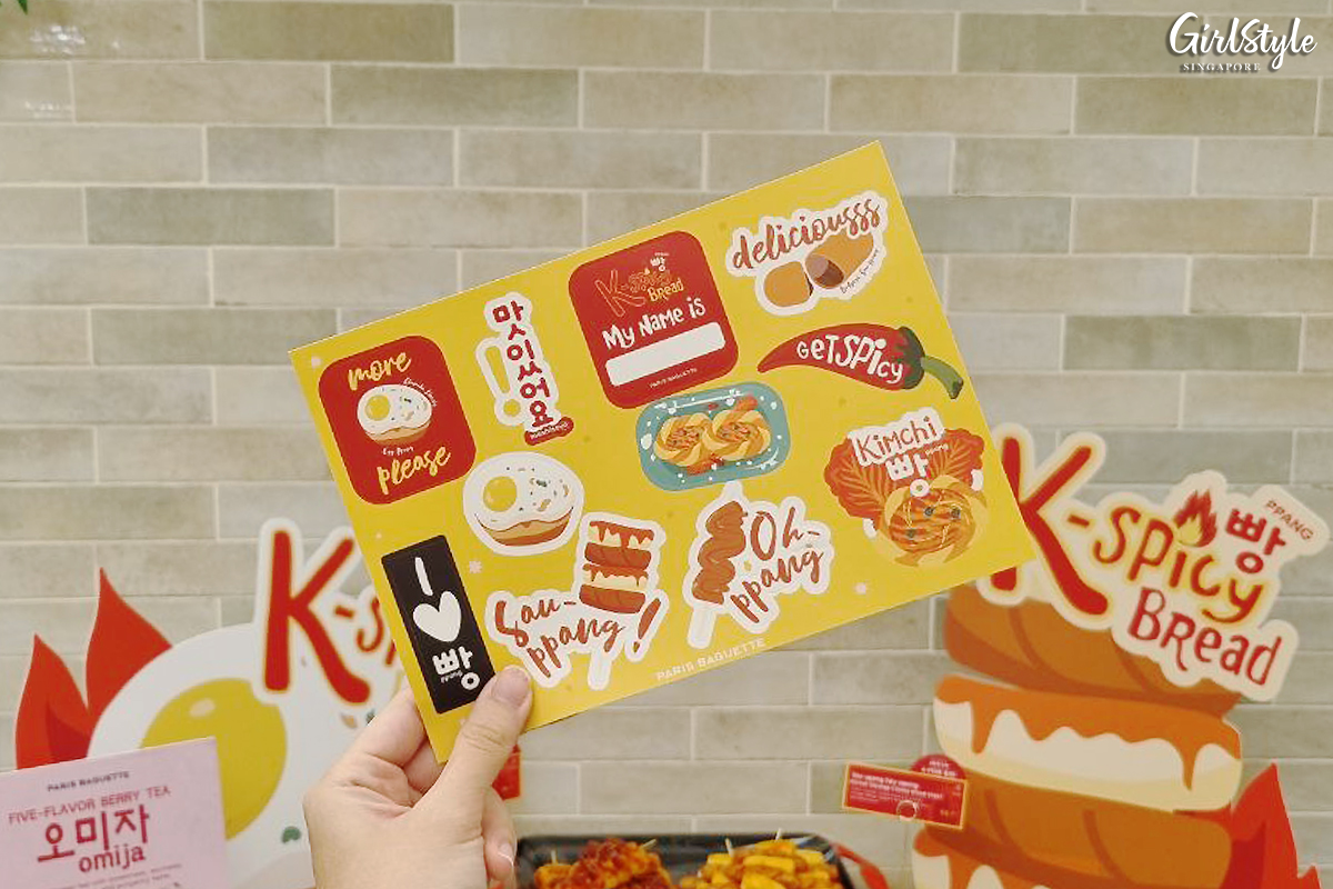K-Spicy Ppang Fair Series Limited-Edition Sticker Sheet