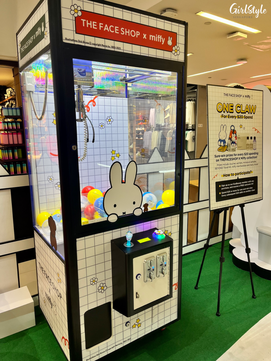 House of THEFACESHOP x Miffy claw machine