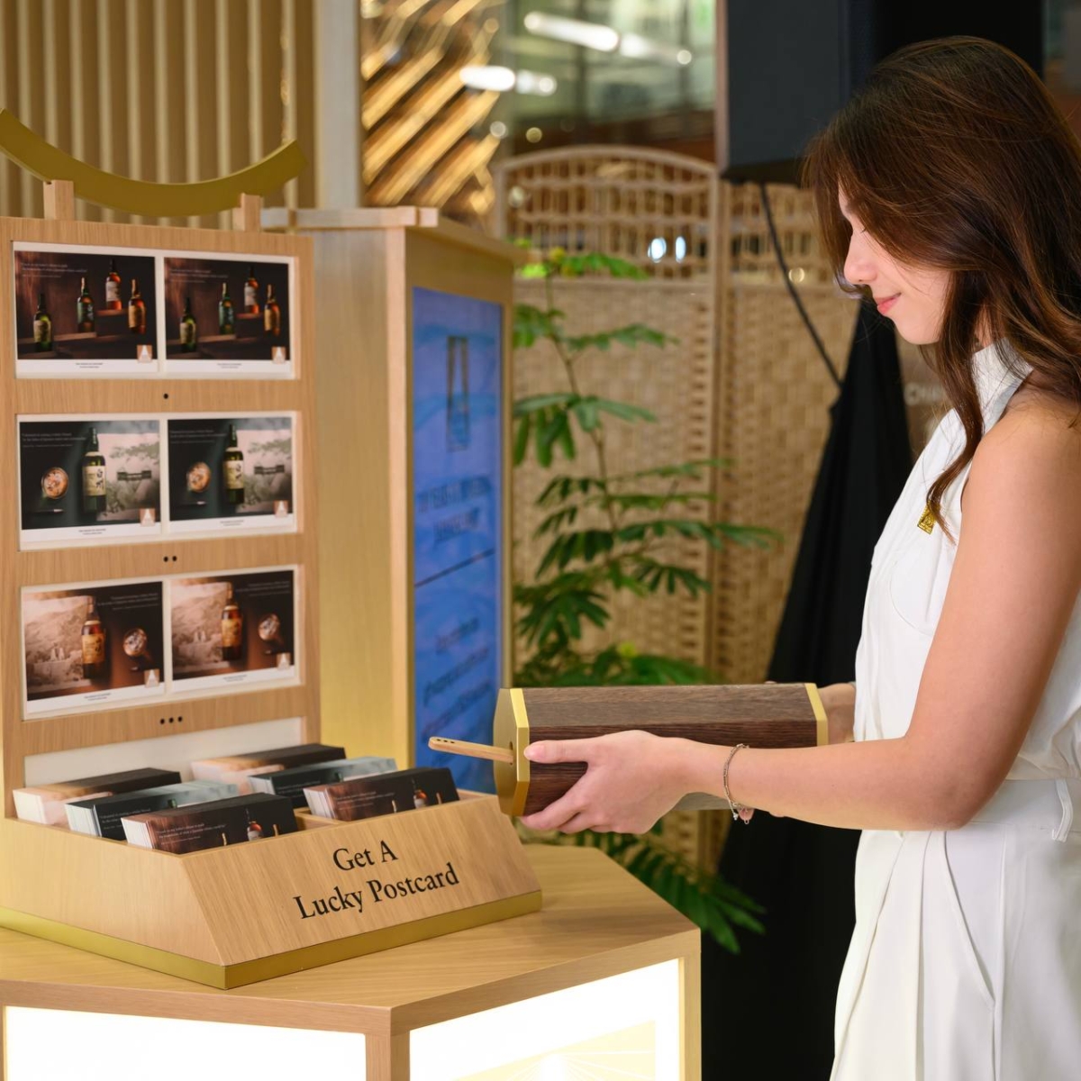 100 Years of Suntory Whisky pop-up at Changi Airport Terminal 1 Transit