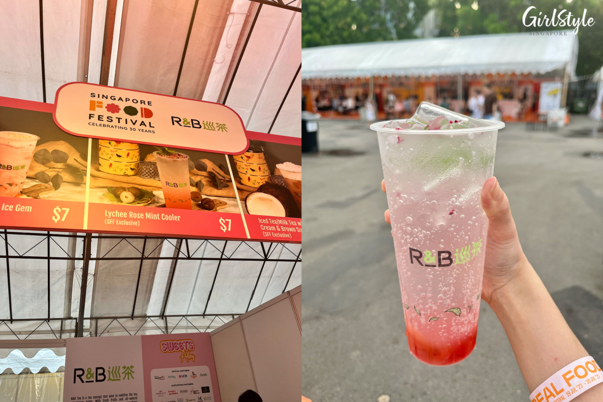 R&B Tea Lychee Rose Mint Cooler