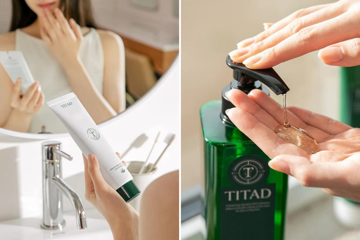 TITAD’s Fresh Breath Plus Toothpaste & Lemon Balm Root Volumising Shampoo