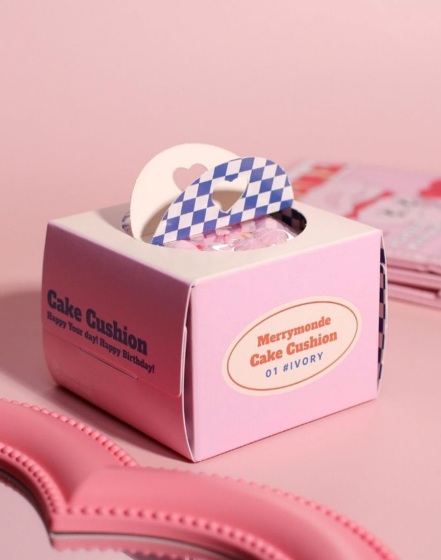 Merry Monde Happy Your Day Cushion Cake Box Packaging