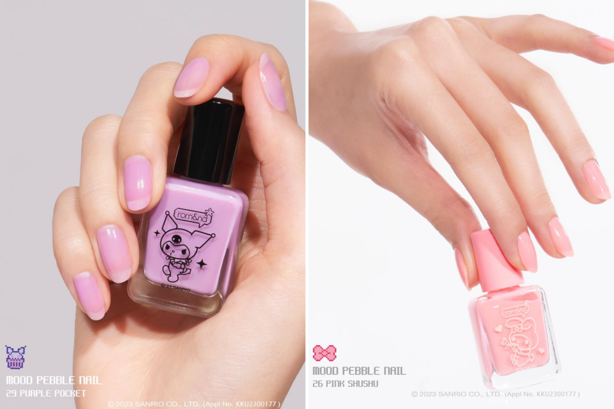 rom&nd x Sanrio My Melody Kuromi Mood Pebble Nail