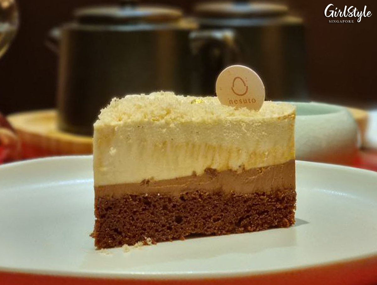 Whiskey Chocolate Slice Cake