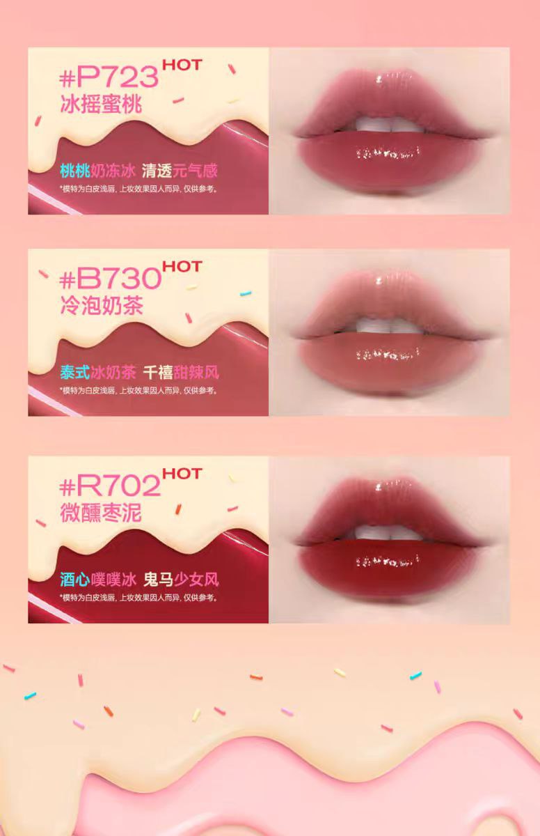 Colorkey x Dairy Queen Velvet Glossy Lipsticks