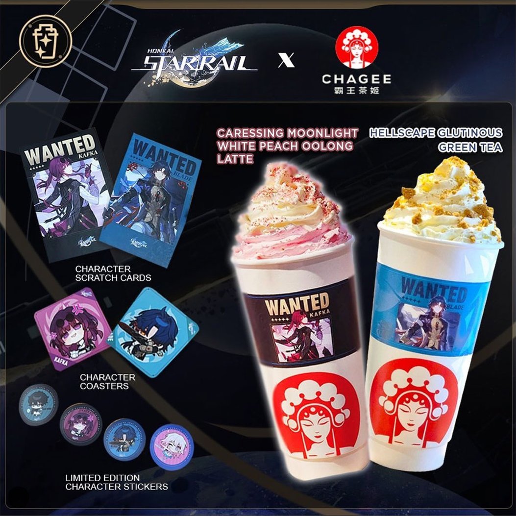 Honkai Star Rail x CHAGEE Drinks Are Landing In Singapore With InGame