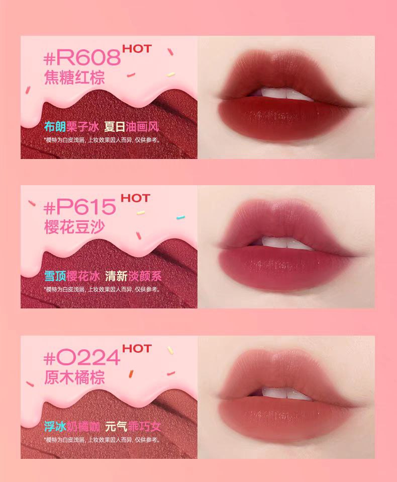 Colorkey x Dairy Queen Velvet Liquid Lipsticks
