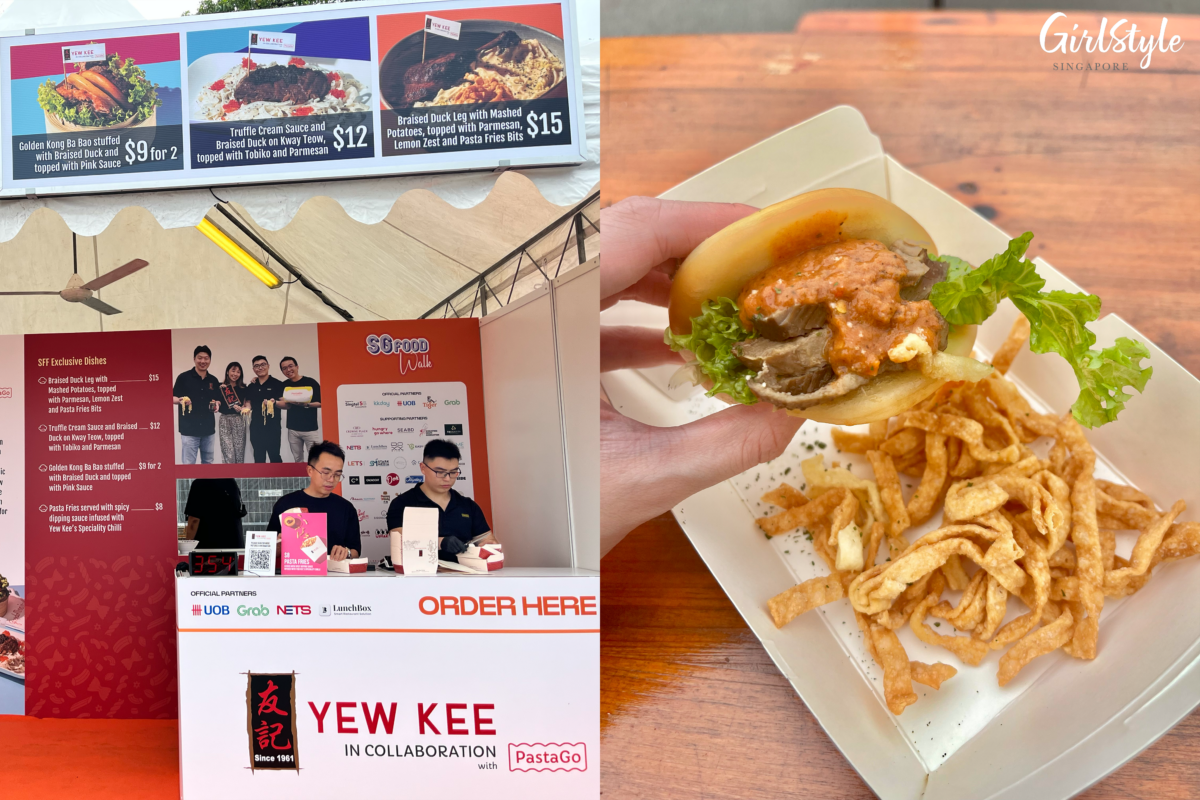 Yew Kee x PastaGo Braised Duck Golden Kong Ba Bao with Pasta Fries