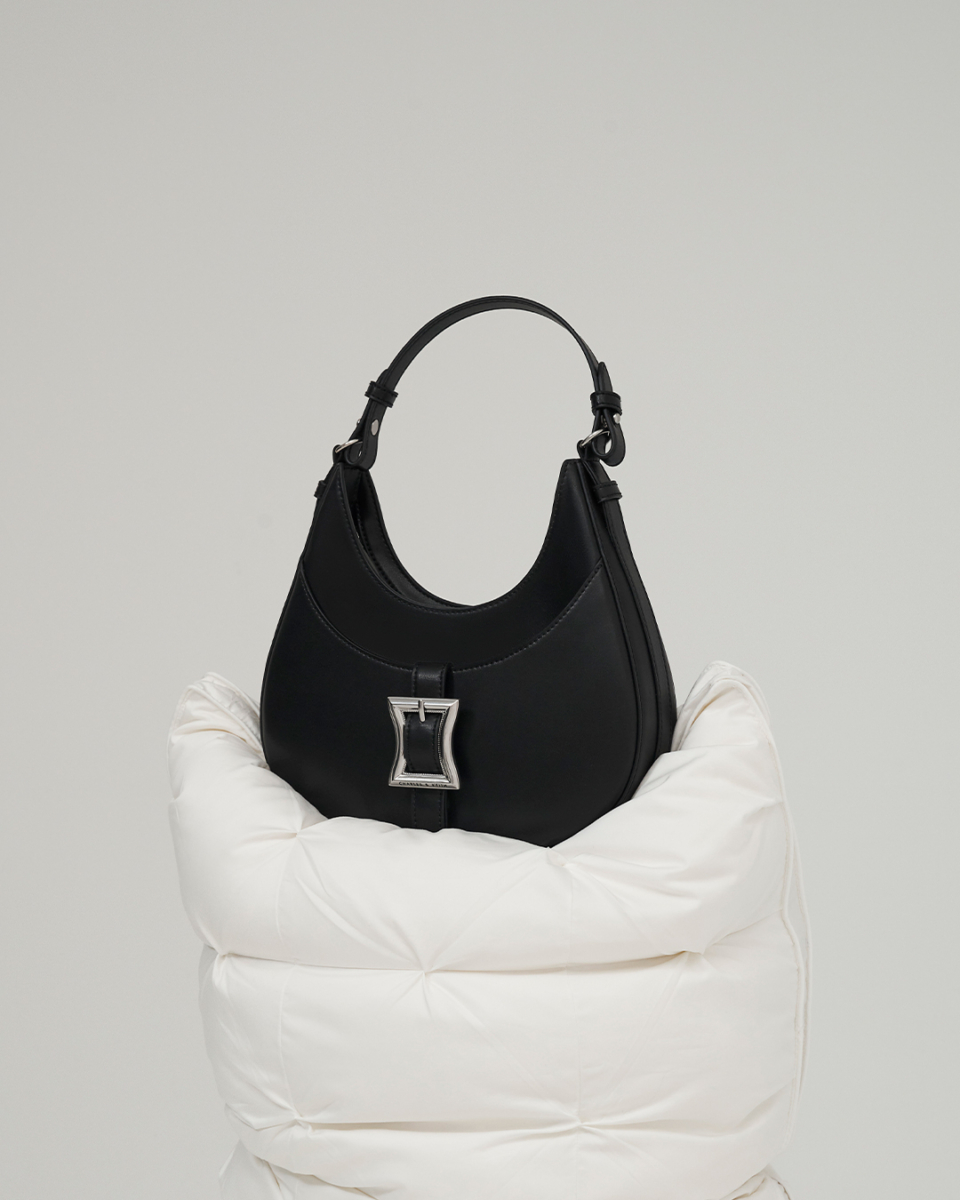 Xanthe Hobo Bag - Black