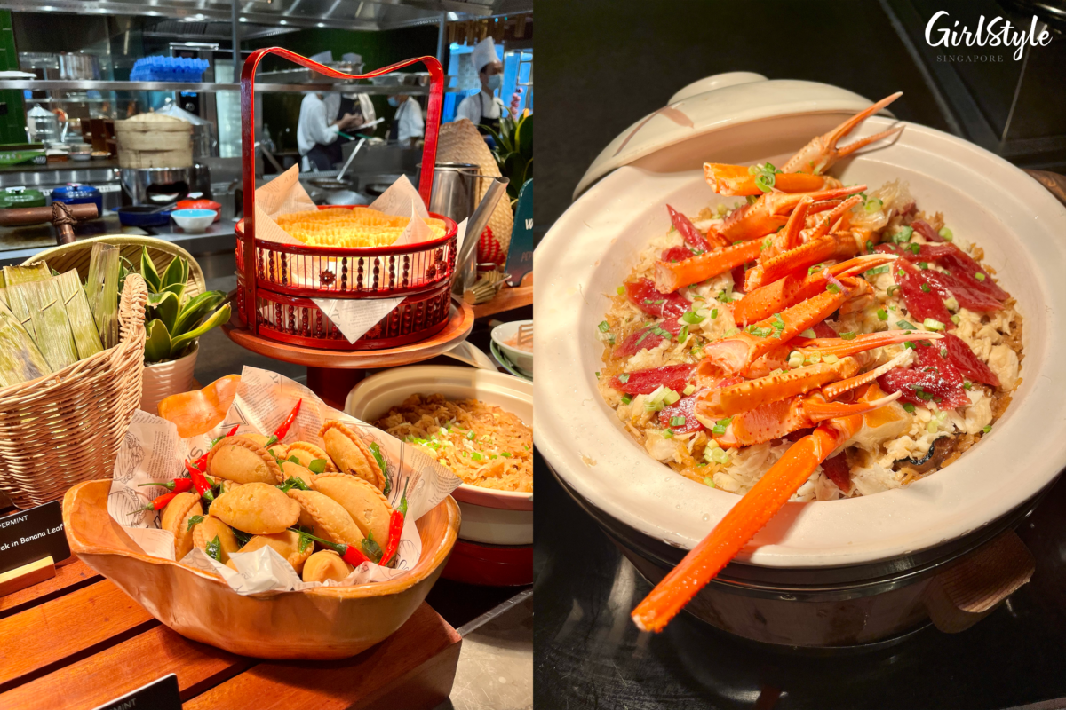 Kueh Pie Tee, Seafood Otak, Potato Curry Puff and Chef Leon’s Crab Claypot Rice