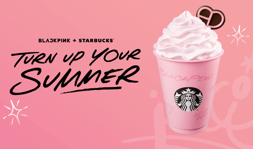 Starbucks Singapore x BLACKPINK Strawberry Choco Cream Frappuccino