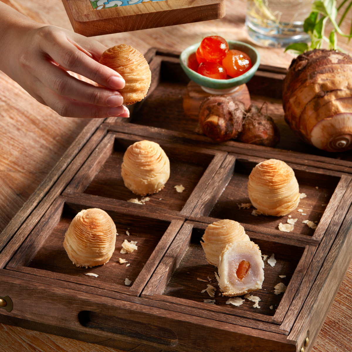 New flavour: Teochew-Style Flaky Mooncake with Taro