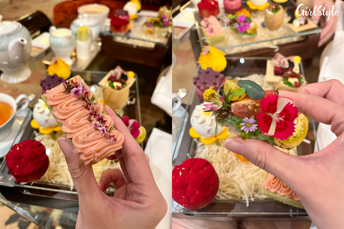 Savouries - Conrad Centennial Singapore Language of Flowers Afternoon Tea