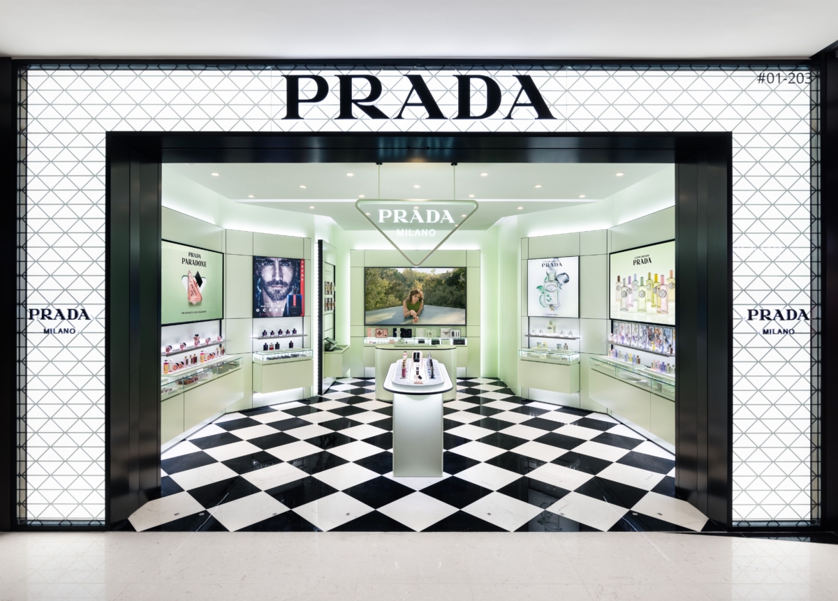 Prada Beauty boutique at VivoCity