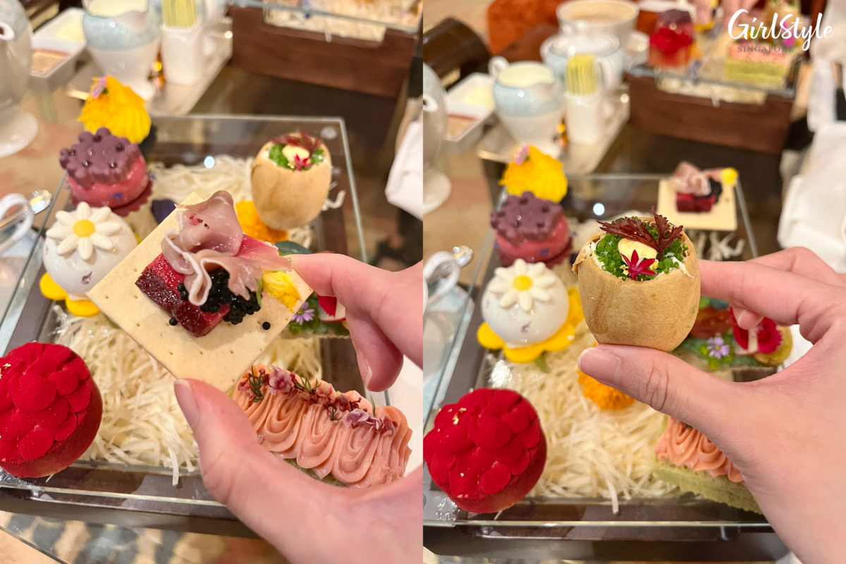 Savouries - Conrad Centennial Singapore Language of Flowers Afternoon Tea