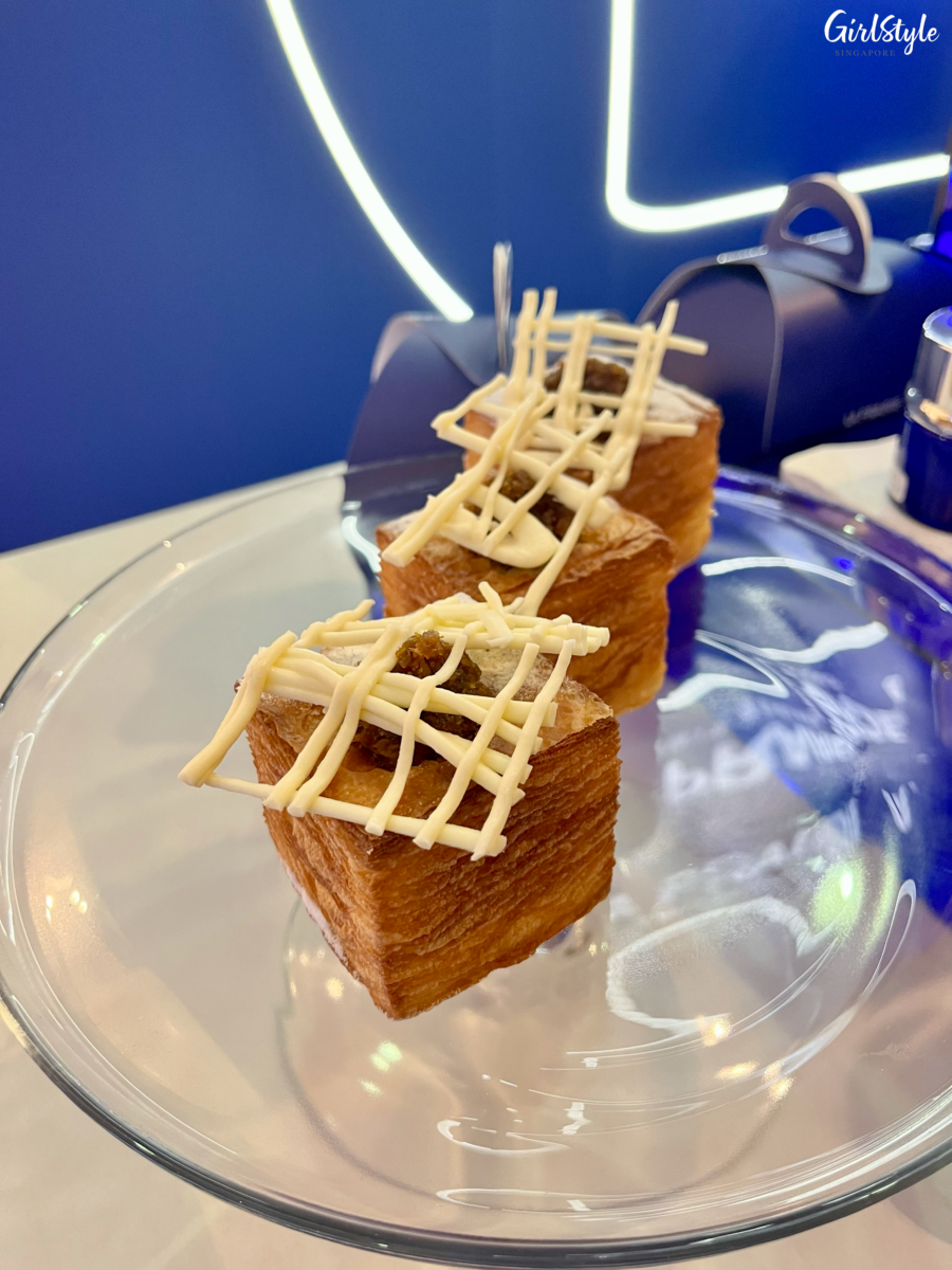 Exclusive "The Swiss Cube" pastry by Keong Saik Bakery for La Prairie