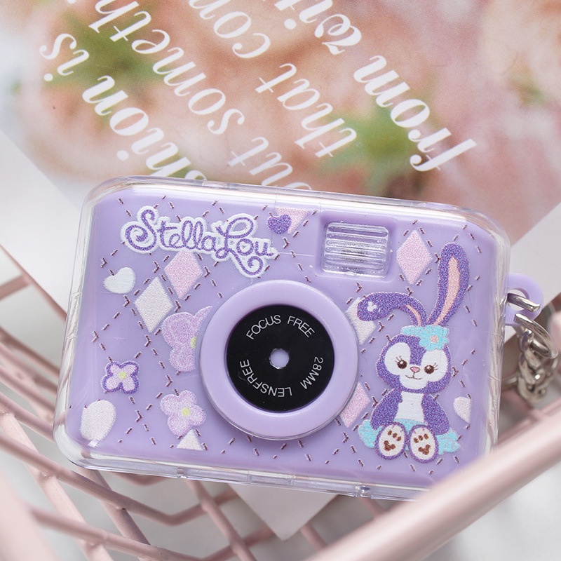 StellaLou-themed camera keychain