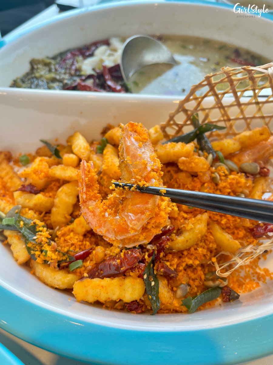 Typhoon Shelter Shrimp with Fries