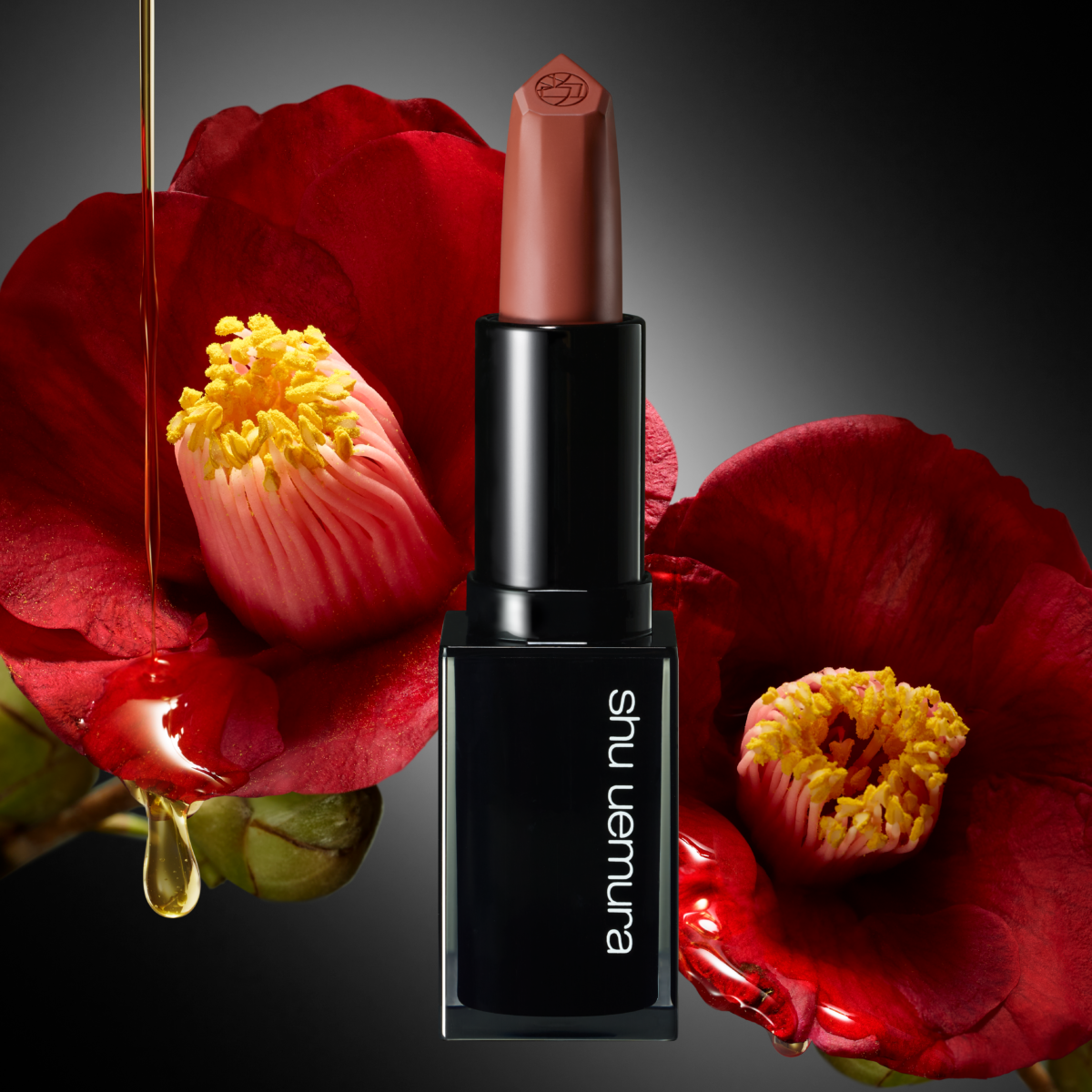 rouge unlimited kinu matte is enriched with Japanese tsubaki oil